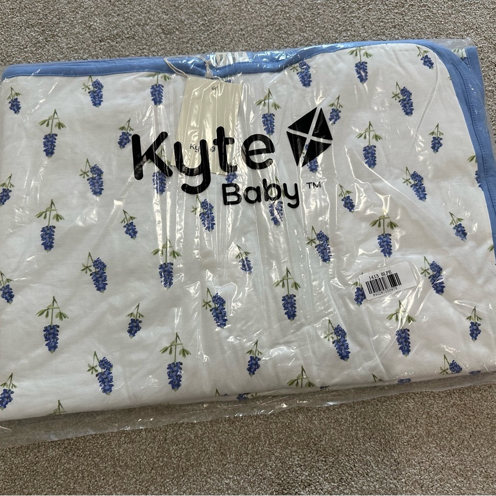 Kyte BABY 1.0tog Toddler Blanket in Periwinkle Bluebonnet - NIB